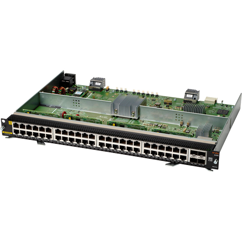 HPE Networking 6400 48-Port PoE+ Class 4 Gigabit & 4-Port SFP56 Module