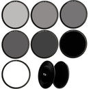 Ice Magco Magnetic ND Filter Stack Set with Caps and Wallet (77mm, 2 to 10-Stop)