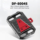 DigitalFoto Solution Limited DF-8004S Mini V-Mount Battery Plate with 15mm LWS Rod Clamp