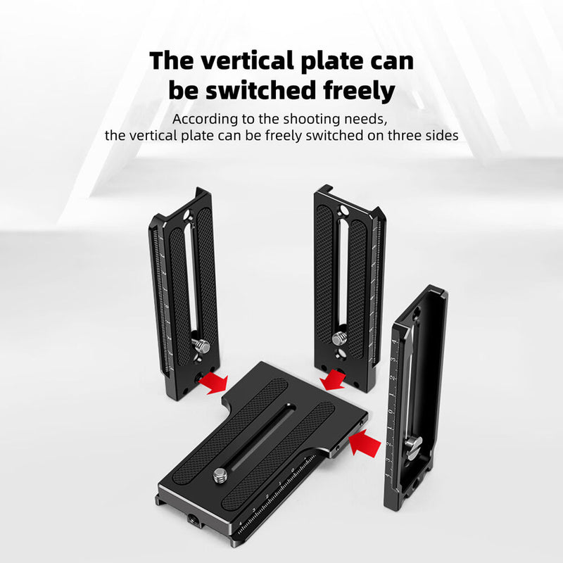 DigitalFoto Solution Limited DF-8132 L-Shaped Quick Release Plates for Select Gimbals