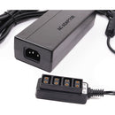 IndiPRO Tools 15V, 10A AC Power Supply to 4-Way D-Tap Splitter (10')