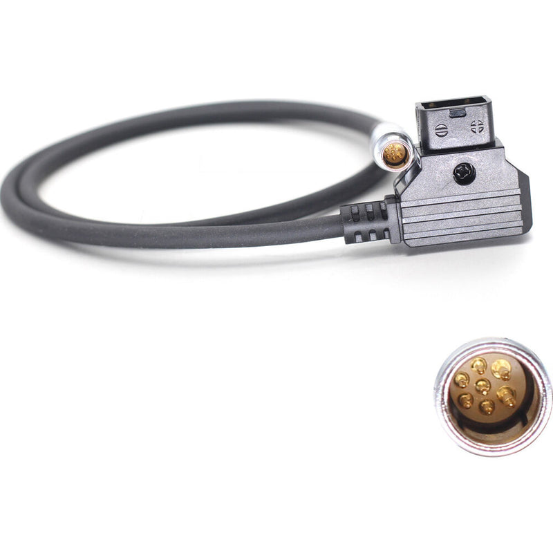 DigitalFoto Solution Limited 7-Pin LEMO to D-Tap Power Cable for ARRI cforce RF & cmotion cPRO Motors (2')