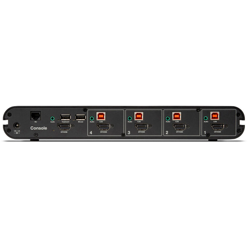 Belkin Universal 2nd Gen Secure KVM Switch, 4-Port Single Head No CAC