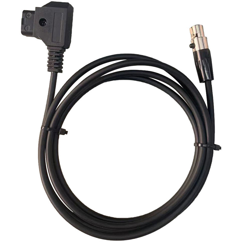 DigitalFoto Solution Limited Straight D-Tap to 4-Pin Mini-XLR Power Cable for TVLogic Monitors (4.9')