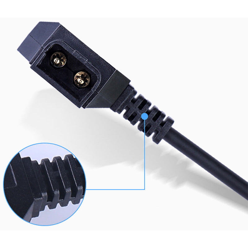 DigitalFoto Solution Limited Right-Angle D-Tap to Right-Angle DC Barrel Power Cable (3.9')