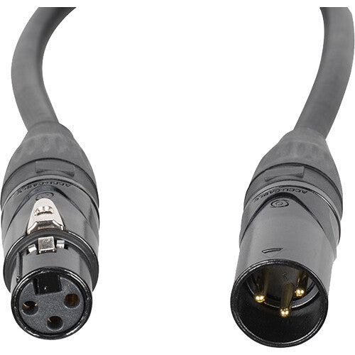 American DJ Accu-Cable XLPRO-1 XLR3M to XLR3F Audio Cable (1')