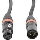 American DJ Accu-Cable XLPRO-100 XLR3M to XLR3F Audio Cable (100')