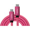 Kondor Blue iJustine Thunderbolt 4 Male Cable (3', Pink)