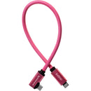 Kondor Blue iJustine Male USB-C 3.2 Gen 2 Right Angle Cable (1', Pink)