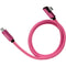 Kondor Blue iJustine Male USB-C 3.2 Gen 2 Right Angle Cable (3', Pink)