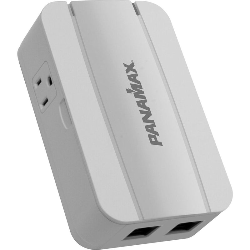 Panamax 2-Outlet Direct Plug-In Surge Protector with Tel/LAN Connectors