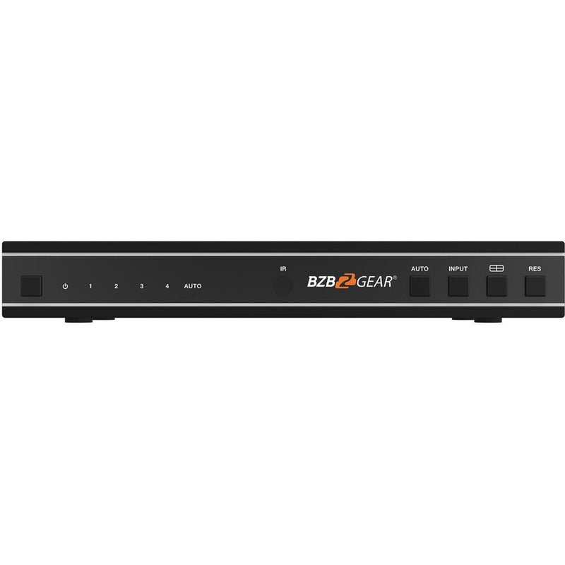 BZBGEAR 4x1 4K60 Multiviewer with Seamless Switcher and Audio De-Embedder