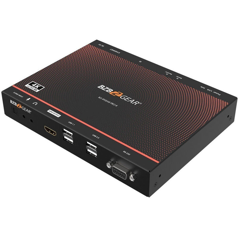 BZBGEAR 4K UHD AV over IP Multicast Receiver with Video Wall & PoE Support