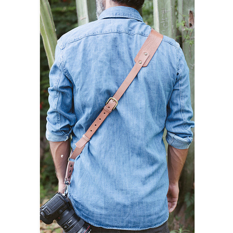 Bronkey Berlin 603 Leather Camera Strap (Tan, Small)