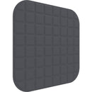 Vicoustic VicOffice Wall Acoustic Panel for Mounting to Glazed Panel in VicBooth Office (Square 8, 23.4 x 23.4", Gray)