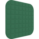 Vicoustic VicOffice Wall Acoustic Panel for Mounting to Glazed Panel in VicBooth Office (Square 8, 23.4 x 23.4", Musk Green)