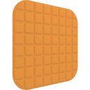 Vicoustic VicOffice Wall Acoustic Panel for Mounting to Glazed Panel in VicBooth Office (Square 8, 23.4 x 23.4", Pumpkin Orange)