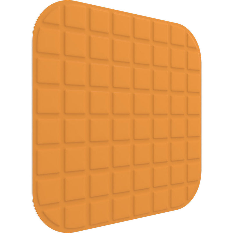 Vicoustic VicOffice Wall Acoustic Panel for Mounting to Glazed Panel in VicBooth Office (Square 8, 23.4 x 23.4", Pumpkin Orange)