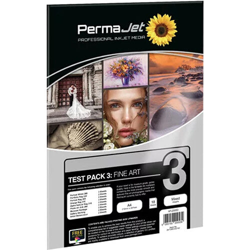 PermaJetUSA A4 Fine Art Paper Test Pack 3