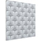 Vicoustic Wall/Ceiling Flat Panel VMT with Pattern 3D1, Off-White (23.43 x 23.43 x 0.787", 8-Pack)