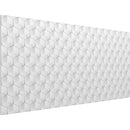 Vicoustic Wall/Ceiling Flat Panel VMT with Pattern 3D4, Off-White (46.85 x 23.43 x 0.787", 8-Pack)