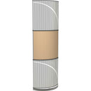 Vicoustic VicTotem Ultra VMT Acoustic Bass Traps (Beige with White Matte Wood Ends)