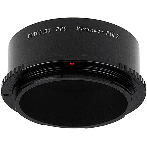 FotodioX Pro Mount Adapter for Miranda Lens to Nikon Z Camera