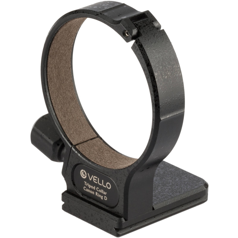 Vello TC-DBC Tripod Collar D with Arca-Type Foot for Canon EF 100mm f/2.8L Macro IS USM (Black)