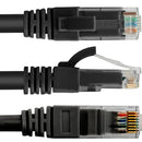 Pearstone Cat 6 Snagless Network Patch Cable (Black, 3')