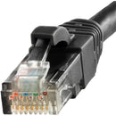 Pearstone Cat 6 Snagless Network Patch Cable (Black, 3')