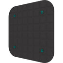 Vicoustic VicOffice Wall Acoustic Panel for Mounting to Glazed Panel in VicBooth Office (Square 8, 23.4 x 23.4", Black)