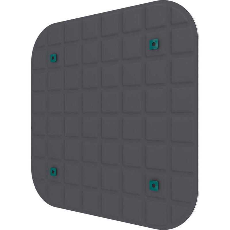 Vicoustic VicOffice Wall Acoustic Panel for Mounting to Glazed Panel in VicBooth Office (Square 8, 23.4 x 23.4", Gray)