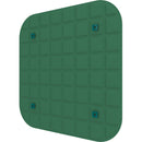 Vicoustic VicOffice Wall Acoustic Panel for Mounting to Glazed Panel in VicBooth Office (Square 8, 23.4 x 23.4", Musk Green)