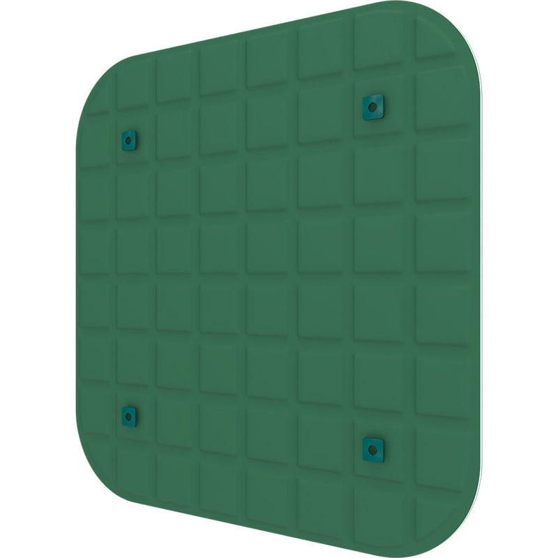 Vicoustic VicOffice Wall Acoustic Panel for Mounting to Glazed Panel in VicBooth Office (Square 8, 23.4 x 23.4", Musk Green)