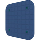 Vicoustic VicOffice Wall Acoustic Panel for Mounting to Glazed Panel in VicBooth Office (Square 8, 23.4 x 23.4", Blue)