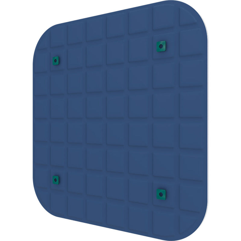 Vicoustic VicOffice Wall Acoustic Panel for Mounting to Glazed Panel in VicBooth Office (Square 8, 23.4 x 23.4", Blue)