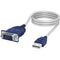 Sabrent USB-A 2.0 Male to Serial DB-9 9-Pin Male RS232 Cable Adapter (6')