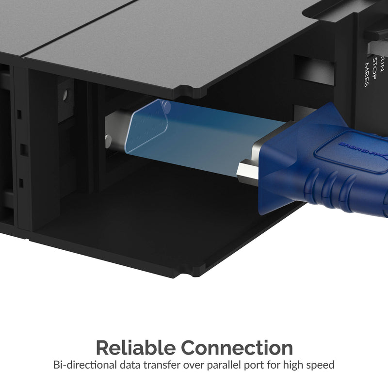 Sabrent USB-A 2.0 Male to Serial DB-9 9-Pin Male RS232 Cable Adapter (10')