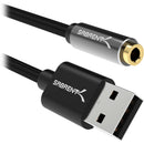 Sabrent USB-A to 3.5mm Audio Jack Active Adapter Cable (20")