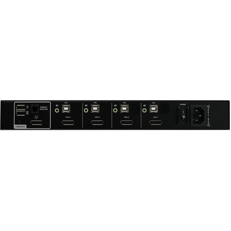 IOGEAR 4-Port Single View DisplayPort Secure KVM Switch with Audio Protection