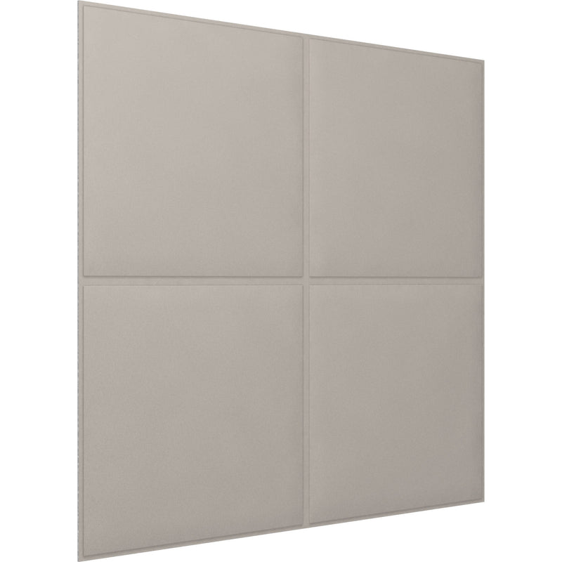 Vicoustic VicWallpaper VMT Square 30 (Light Gray, 23.43 x 23.43 x 0.39", 8-Pack)