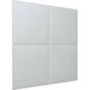 Vicoustic VicWallpaper VMT Acoustic Wallpaper Square 30 (Natural White, 23.43 x 23.43 x 0.39", 8-Pack)