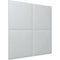 Vicoustic VicWallpaper VMT Acoustic Wallpaper Square 30 (Natural White, 23.43 x 23.43 x 0.39", 8-Pack)