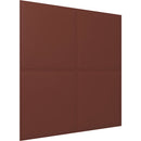 Vicoustic VicWallpaper VMT Square 30 (Brown, 23.43 x 23.43 x 0.39", 8-Pack)