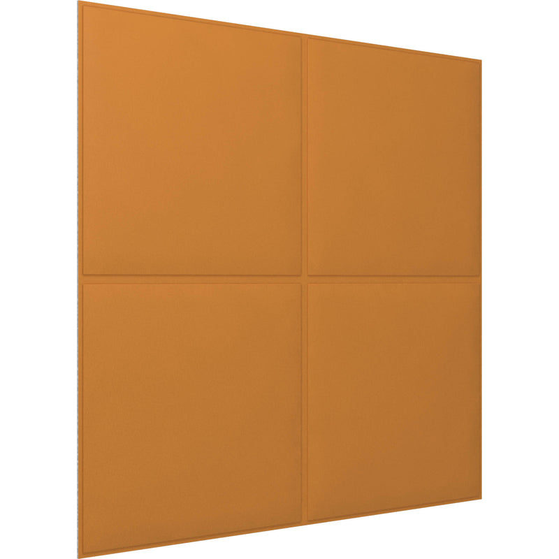 Vicoustic VicWallpaper VMT Square 30 (Pumpkin Orange, 23.43 x 23.43 x 0.39", 8-Pack)