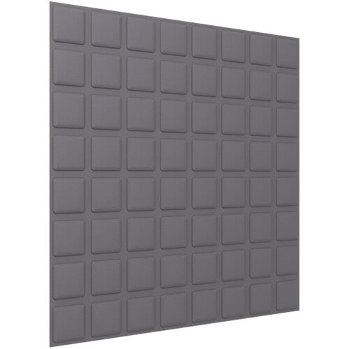 Vicoustic VicWallpaper VMT Square 8 (Gray, 23.43 x 23.43 x 0.39", 8-Pack)