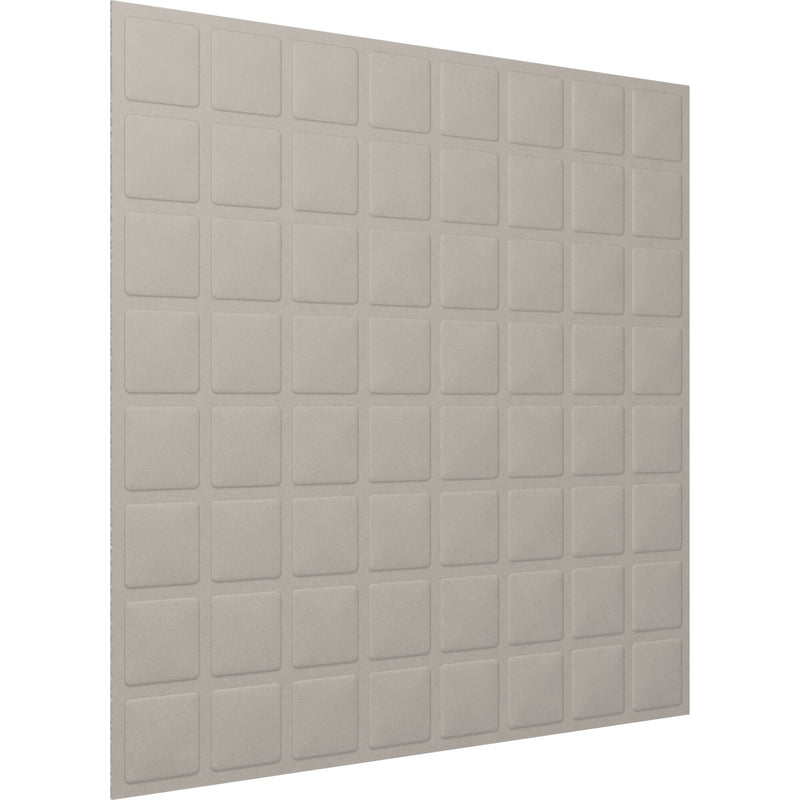 Vicoustic VicWallpaper VMT Square 8 (Light Gray, 23.43 x 23.43 x 0.39", 8-Pack)