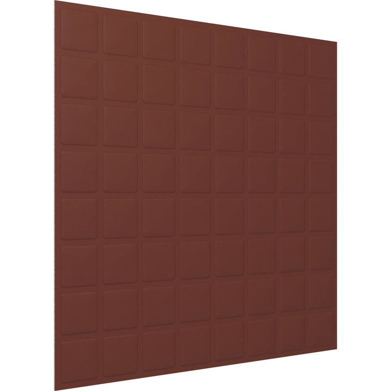 Vicoustic VicWallpaper VMT Square 8 (Brown, 23.43 x 23.43 x 0.39", 8-Pack)