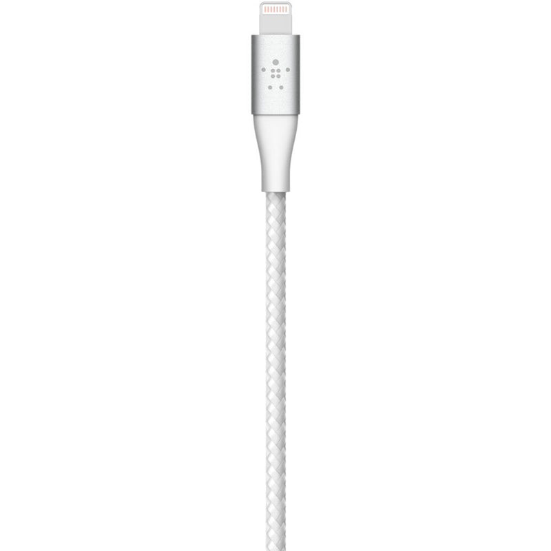 Belkin BoostCharge Braided Lightning to USB-A Cable (6.6', White)