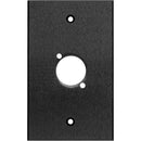 My Custom Shop WP1X1-BA 1-Gang 1-D Series Anodized Aluminum Wall Plate (Black)